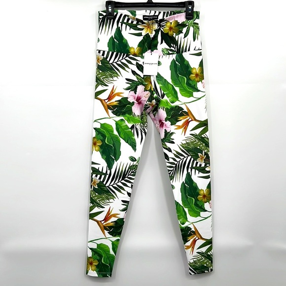 🆕Generation Love Brittany Leggings Hibiscus Palm Design Choose Love New York - Picture 1 of 13